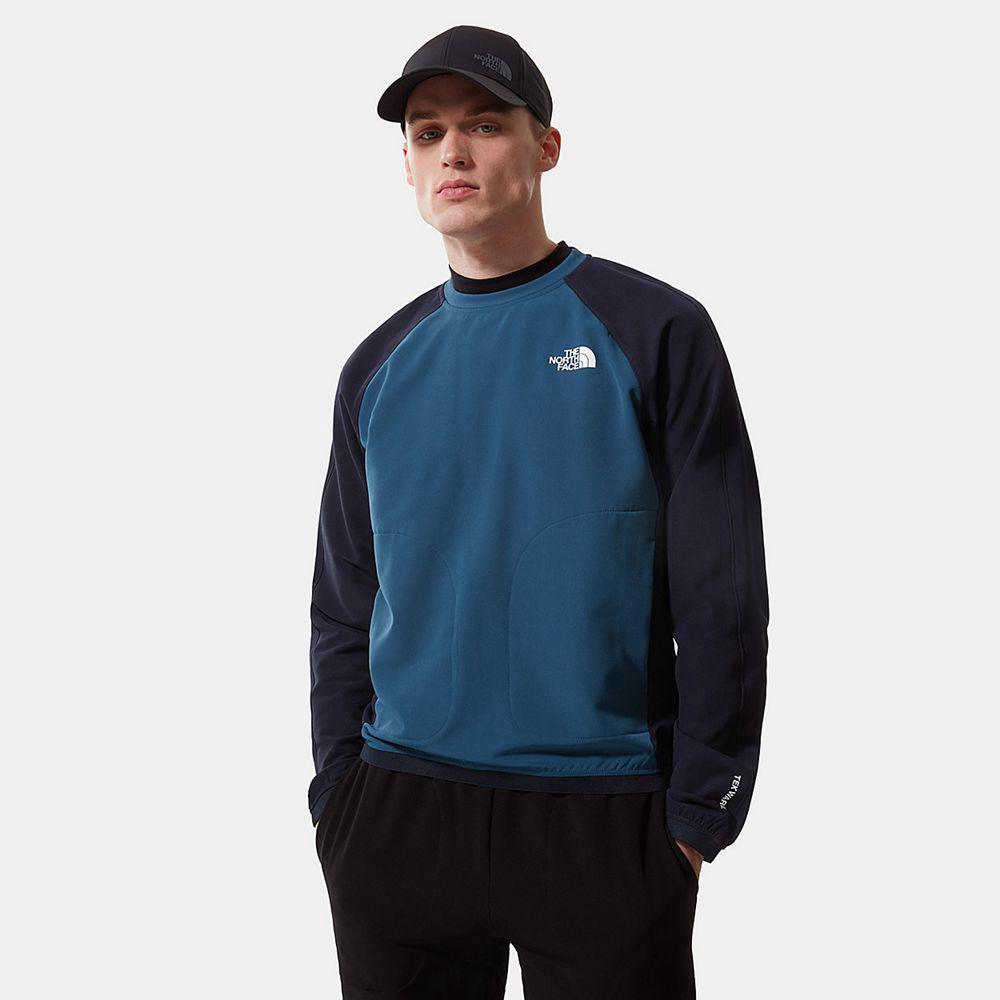 The North Face Tekware Fleece Ανδρικα Πουλόβερ - Μπλε / Σκουρο Μπλε (ZGXA62974)